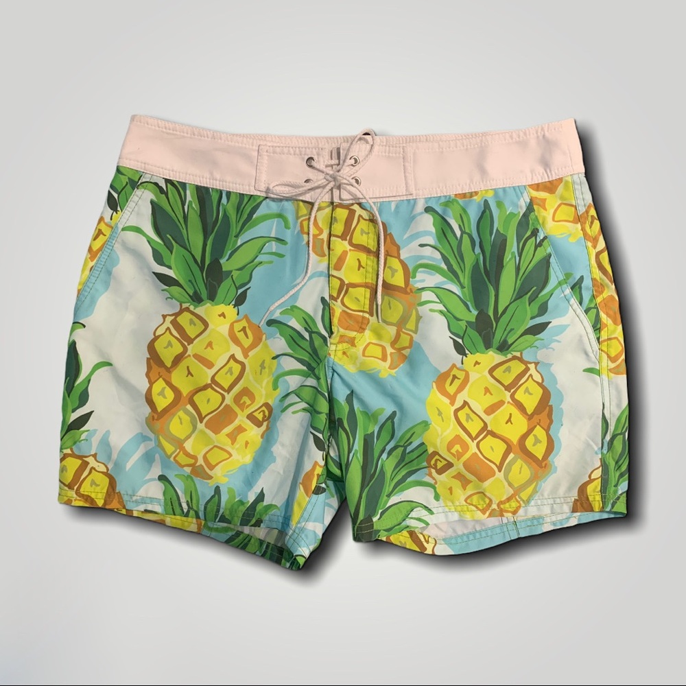 Mr. Turk Swim Trunks Pineapple Design Swimsuit